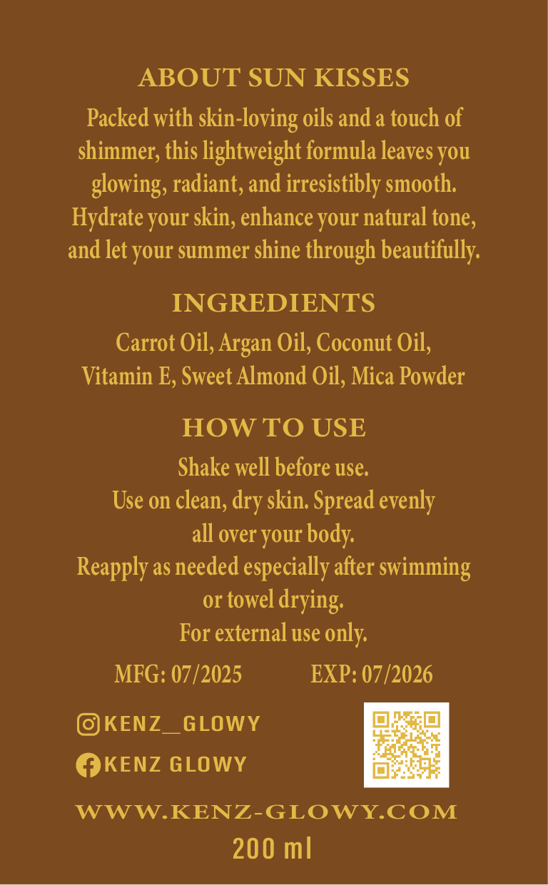Sun Kisses Gold 120 ml